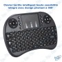 📡 Mini Clavier Sans Fil avec Touchpad Intégré – Clavier Portable 2.4GHz pour Smart TV, PC, Android Box & Console