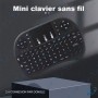📡 Mini Clavier Sans Fil avec Touchpad Intégré – Clavier Portable 2.4GHz pour Smart TV, PC, Android Box & Console