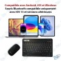 ⌨️ Clavier & Souris Bluetooth Rechargeables FR/AR – Kit Sans Fil LED Compact avec Rétroéclairage