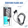 🎧Écouteurs Filaires TREQA EP-767 Jack 3.5 mm avec Micro