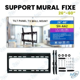 Support TV Mural Fixe 26”–60”