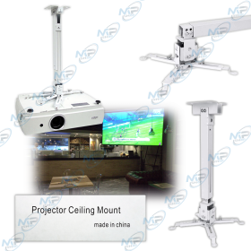 🔊 Support Plafond pour Vidéoprojecteur – Fixation Universelle Réglable et Robuste