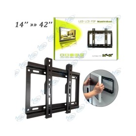 📺 Support TV mural fixe 14 à 42 pouces – Support écran LED/LCD universel ultra fin