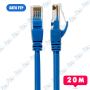 🔌 Câble Réseau Ethernet Cat6 FTP 20m – RJ45 Blindé Longue Distance Haute Performance