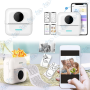 🖨️ Mini Imprimante Thermique Portable Bluetooth – Sans Encre, Compacte pour Smartphone