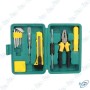 🛠️ Boîte à Outils 12 Pièces Multifonction – Kit de Bricolage Compact avec Tournevis, Pinces et Cutter