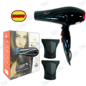 💨Sèche-Cheveux Professionnel 6000W MAX avec Concentrateurs – Séchage Ultra Rapide