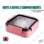 Lunch box enfant compartimentée avec couvercle hermétique