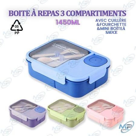 copy of Lunch box enfant compartimentée avec couvercle hermétique