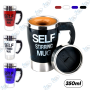 ☕ Tasse Mélangeuse Automatique Self Stirring Mug 350 ml – Mug Isotherme avec Mélangeur Intégré