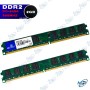 🖥️ Barrette Mémoire RAM 2GB DDR2 PC-6400 800MHz pour PC de Bureau – Haute Performance