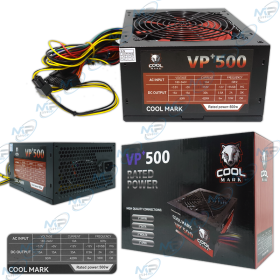🔌 Bloc d’Alimentation PC COOLMARK VP500 – 500W ATX | Power Supply Gaming 12V Haute Performance