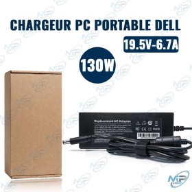 🔌 Chargeur PC Portable Dell 130W – Adaptateur Secteur 19.5V 6.7A Haute Puissance