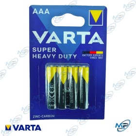 🔋 Piles AAA VARTA Super Heavy Duty 1.5V Zinc-Carbone – Pack Économique Longue Durée
