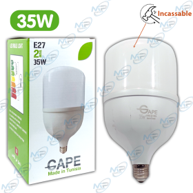 💡Ampoule LED E27 35W Haute Puissance – Éclairage Ultra Lumineux Incassable – Made in Tunisia