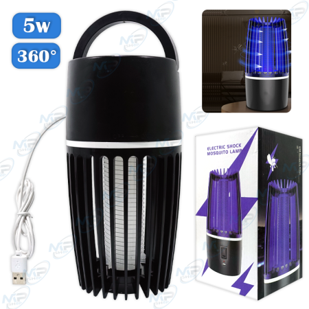 🦟 Lampe Anti-Moustique Électrique USB 5W 360° – Tueur d’Insectes Rechargeable Silencieux