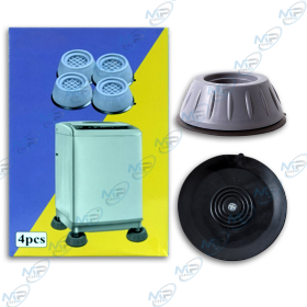 🔩 Support Anti-Vibration Machine à Laver (Lot de 4) – Patins Amortisseurs Antidérapants Universels
