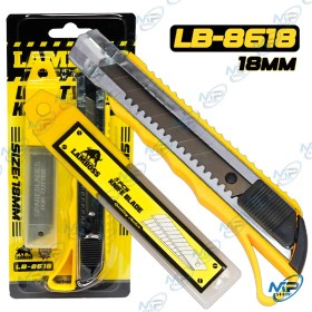 ✂️ Cutter Professionnel 18mm LAMBOSS LB-8618 avec Lames de Rechange – Cutter Multifonction Haute Précision