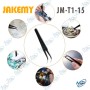🛠️ Pince Brucelles de Précision JAKEMY JM-T1-15 – Antistatique pour Électronique & Réparation
