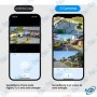 🎥 Caméra WiFi 3 Lentilles PTZ Full HD – Surveillance 360° True Color, Détection Mouvement, Application iCam365