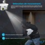 🎥 Caméra WiFi 3 Lentilles PTZ Full HD – Surveillance 360° True Color, Détection Mouvement, Application iCam365