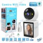 🎥 Caméra WiFi Vidéo Calling 1080P – Surveillance Intelligente avec Écran, Audio Bidirectionnel et Application iCSee