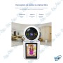 🎥 Caméra WiFi Vidéo Calling 1080P – Surveillance Intelligente avec Écran, Audio Bidirectionnel et Application iCSee