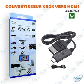 🔌 Convertisseur Xbox 360 vers HDMI – Adaptateur Xbox 360 vers TV HD 1080p avec Audio