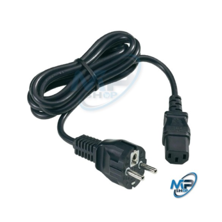 🔌  Câble d’Alimentation Secteur CEE 7/7 vers IEC C13 – Cordon Électrique pour PC, Écran et Imprimante