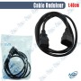 🔌  Câble Onduleur IEC C13 vers C14 – Cordon d’Alimentation 1.40m pour PC, Serveur et UPS